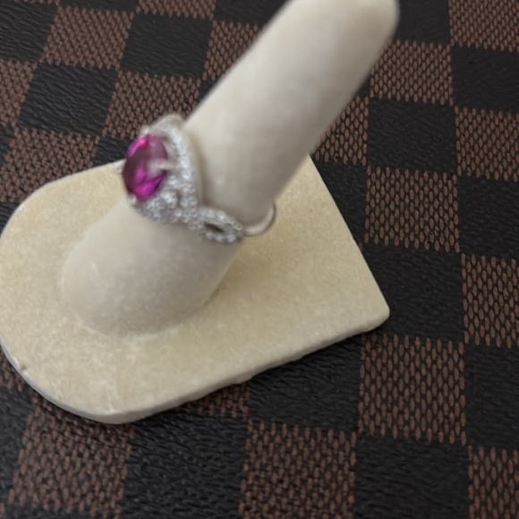 CZ 925 QVC ring - Picture 3 of 4